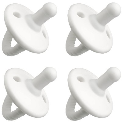Image of Pacifier 4 pack Soother for Newborns 100% Food Grade Soft Silicone by Comfy Cubs 0–6 Months