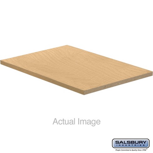 Salsbury Industries Flat Top Filler - In-Line - 15 Inches Wide - for 24 Inch Deep Extra Wide Designer Wood Locker - Maple - image 1 of 3