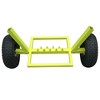 Timber Tuff TMW-83 Heavy Duty Steel 2 Wheel Log Dolly with Chain and Binder for Towing Logs up to 18 Inches in Diameter, 1,100 Pound Capacity, Green - 2 of 4