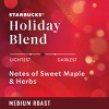 Starbucks 10oz Holiday Blend Medium Roast Ground Coffee + 28 fl oz Sugar Cookie Non Dairy Creamer - 3 of 4