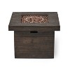 GDFStudio Rocco Outdoor Wicker 5 Piece Club Chair and Fire Pit Set with Cushions - 4 of 4