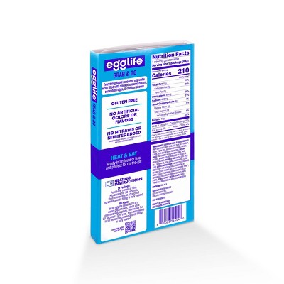 egglife Grab & Go Everything Bagel Bacon, Egg & Cheddar - 3oz