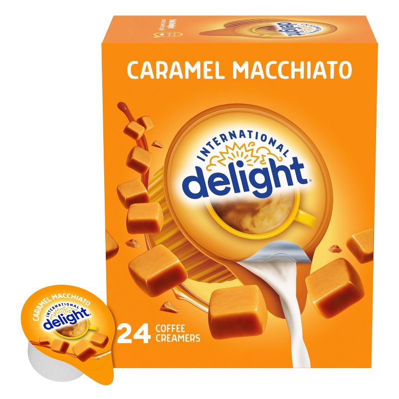 International Delight Caramel Macchiato Coffee Creamer Singles - 10.55 fl oz/24ct, 1 of 12