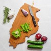 Totally Bamboo Illinois Summer Stokes Cutting Board: Lightweight Bamboo, Multicolored, 16.5" x 9.25", Hand Wash - 4 of 4
