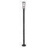 Z-Lite Helix 1 - Light Post Light in  Black - 2 of 4