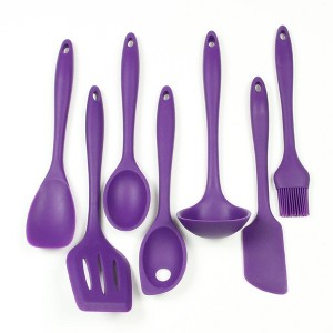 Chef Craft 7 Piece Premium Silicone Kitchen Tool and Utensil Set - 1 of 4
