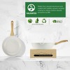 Itopfox Nonstick Ceramic Cookware Set 13-Piece, Healthy Pots and Pans Set, Non-toxic Kitchen Cooking Set with Stay-Cool Handles, Silicone Tools - 2 of 4