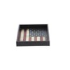 Olivia & May Rustic Elegance American Flag Tray Set Red/White/Blue 3pk: Faux Leather & Wood Rectangular Decorative Containers - 4 of 4