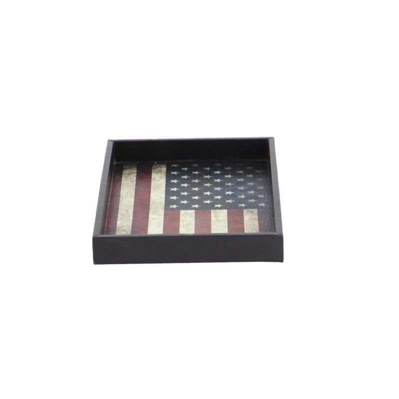 Rustic Elegance American Flag Tray Set Red/White/Blue 3pk - Olivia & May, 5 of 8