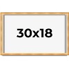 PosterPalooza | Minimalist Shadow Box Brown Picture Frame - UV Acrylic, Backing Board, Hanging Hardware - 2 of 4