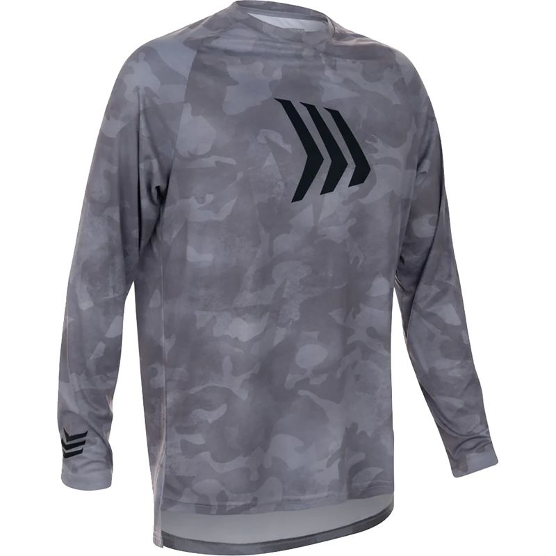 Gillz Contender Series Burnt UV Long Sleeve T-Shirt - Glacier Gray, 2 of 3
