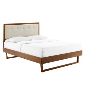 Modway Willow Full Wood Platform Bed With Angular Frame - 1 of 4