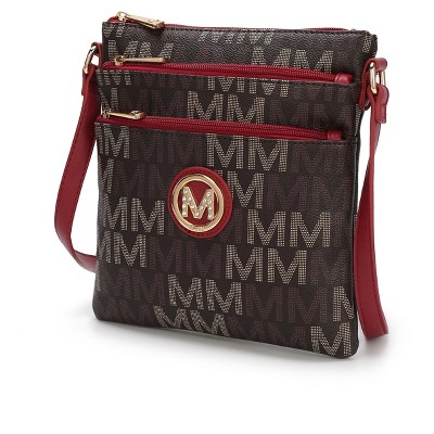 MKF Collection Lemuel M Signature Crossbody Purse and Handbags Women’s Vegan Leather Stylish Design by Mia K.