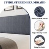 Full Upholstered Bed Frame with Headboard - Luxurious Velvet Upholstery, Platform Bed, Wooden Slat Support, Easy Assembly, Box Spring Optional - 4 of 4