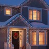 J. Hofert Co Mini LED Icicle Christmas Lights - Multicolor - 18' White Wire - 300ct - 3 of 3