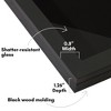 Americanflat 15x8.5 Pin Display Case Shadow Box for Collectibles with Shatter-Resistant Glass - Black - 3 of 4