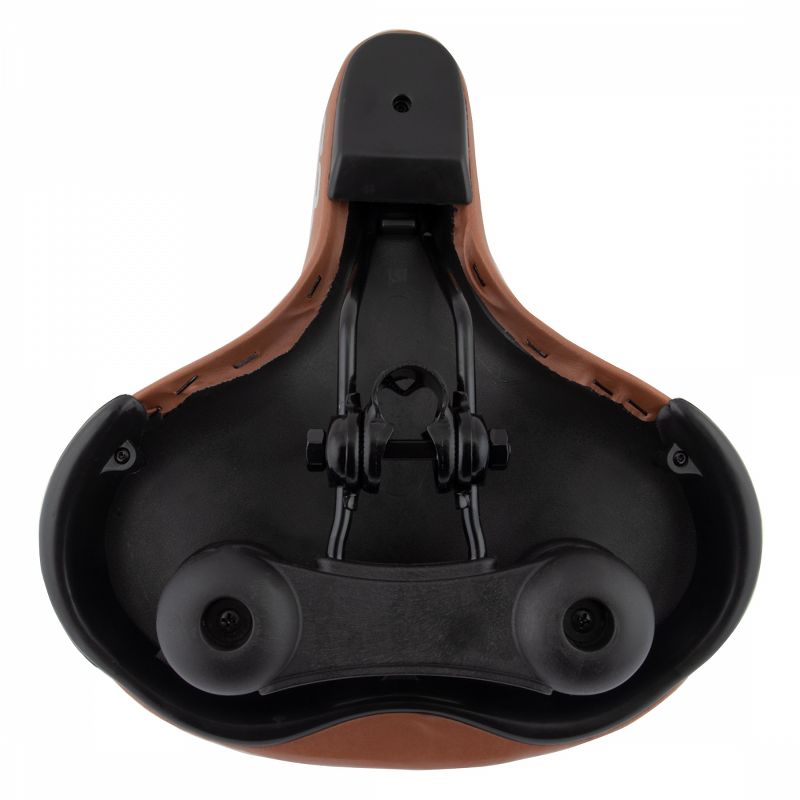 Cloud-9 Unisex Bicycle Comfort Seat - Brown Steel Rails Emerald Cover, 3 of 7