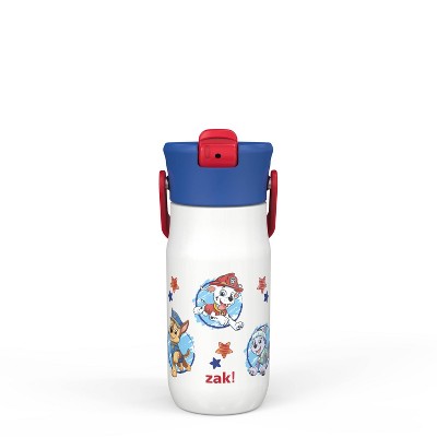 Zak Designs 14oz Stainless Steel Kids' Water Bottle with Antimicrobial Spout 'Blippi