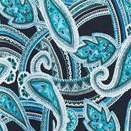 blue paisley