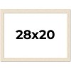 PosterPalooza | 28x20 Wide Barnwood Picture Frame, UV Acrylic, 6 Finishes - Grey, Brown, White, and Black - 2 of 4