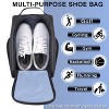 Generic Shoe Bag, Zipper Sports Shoe Strap Bag with Side Accessory Pocket for Storing Golf - 4 of 4