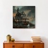 Creative Products Haunted Lakeside Mansion 16 x 16 Canvas Wall Art - 4 of 4
