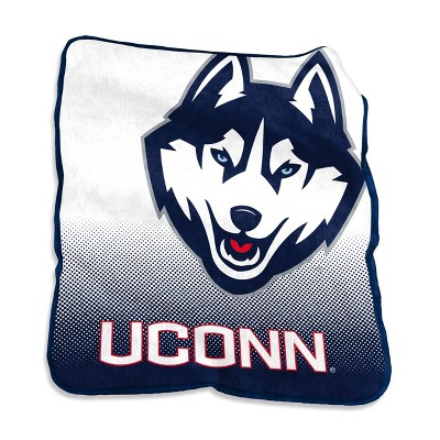 NCAA UConn Huskies Raschel Throw Blanket