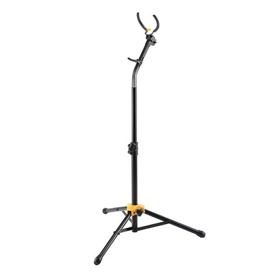 Hercules Tall Auto-Grab Sax Stand Black