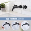 WOWOW Double-Handle Wall Mounted Bathroom Faucet - 2 of 4
