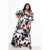 Slickblue Puff Sleeve Button Front Dress, Trendy Design with Chic Button Detail, Color & Size Options - 3 of 4