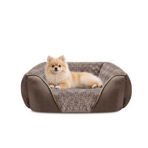 JOEJOY Dog Bed, Rectangle Washable Dog Bed, Orthopedic Dog Bed, Soft Calming Sleeping Puppy Bed Durable Pet Cuddler - 1 of 4