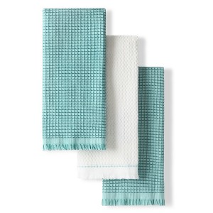 KITCHENAID Gourmet Series Gridlines Kitchen Towels 3-Pack Set - 1 of 4