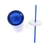 Silver Buffalo The Office Dunder Mifflin Plastic Carnival Cup With Straw | Hold 20 Ounces - 4 of 4