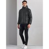 Lars Amadeus Men's Winter Zipper Lightweight Warm Padded Hooded Puffer Jackets - 2 of 4