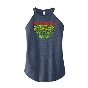 Women's - Teenage Mutant Ninja Turtles - Movie Logo Graphic High Neck Tank - 1 of 3