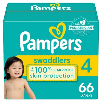 Image of Pampers Swaddlers Active Baby Diapers Super Pack - Size 4 - 66ct