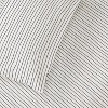 Makemake Organics GOTS Certified Organic Cotton Kids Fitted Sheet - Navy Stripes - 3 of 4