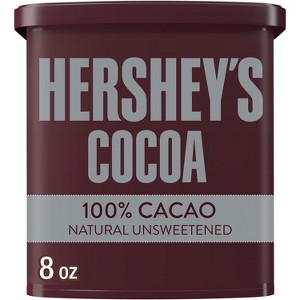 Hershey's Natural Unsweetened Cocoa - 8oz - 1 of 4