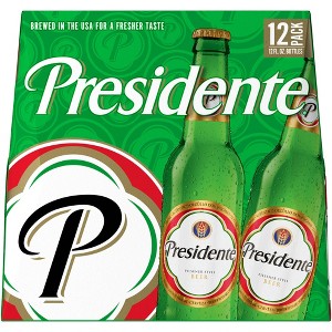 Presidente Pilsner Style Beer - 12pk/12 fl oz Bottles - 1 of 4