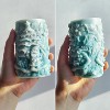 JDICTION Christmas Candle Molds – 3D Embossed Santa/Tree/Holly Cylinder Silicone Molds for Resin, Soap, Wax, Fondant Chocolate, Xmas Decor - 4 of 4