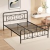 Infans Queen Size Bed Frame Mattress Foundation w/ Headboard 12.5" Under-bed Storage - 3 of 4