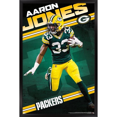 NFL Green Bay Packers - Aaron Rodgers 22 Wall Poster, 14.725 x 22.375  Framed 