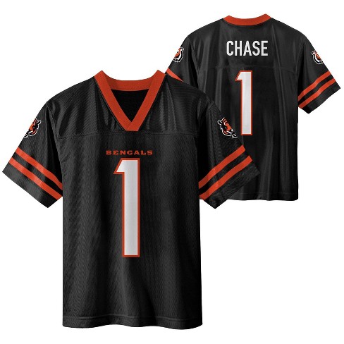 Nfl Cincinnati Bengals Boys' Short Sleeve Chase Jersey : Target