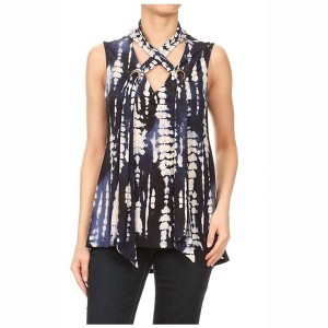 Women's Tie Dye Scarf Top - ariella - 1 of 3