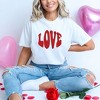 Simply Sage Market Women's Love Bold Short Sleeve Garment Dyed Tee - 2 of 3
