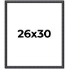 PosterPalooza | Linear Black Picture Frame - UV Acrylic, Foam Board Backing, Hanging Hardware - 2 of 4
