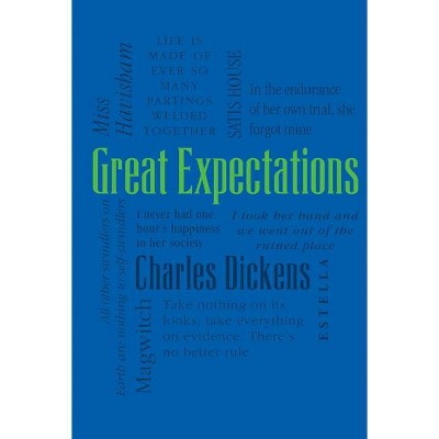 Great Expectations - (Word Cloud Classics) by  Charles Dickens (Leather Bound)