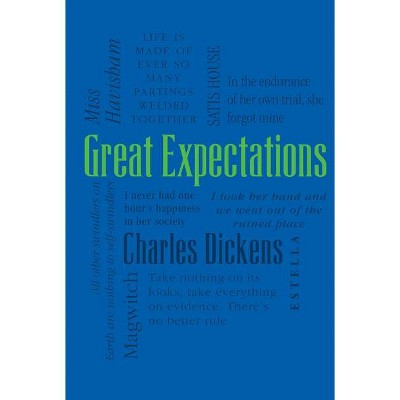 Great Expectations - (Word Cloud Classics) by  Charles Dickens (Leather Bound)