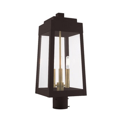 Livex Lighting Oslo 3 - Light Post Light in  Bronze