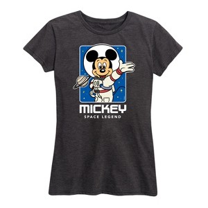 Women's - Disney - Retro Mickey Portrait Short Sleeve Graphic T-Shirt - 1 of 4